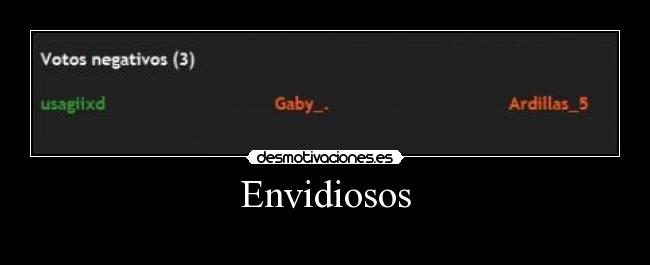 Envidiosos - 