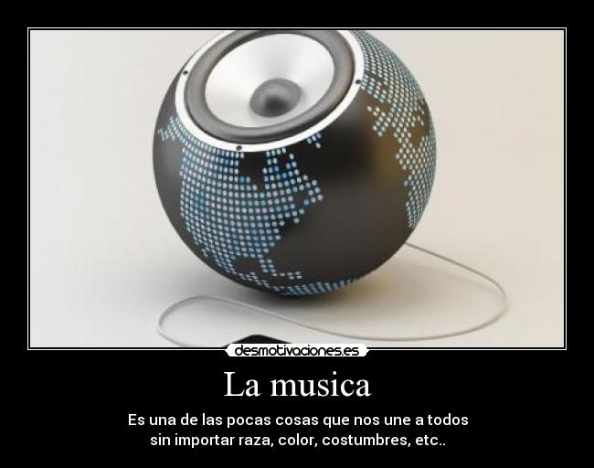 La musica -