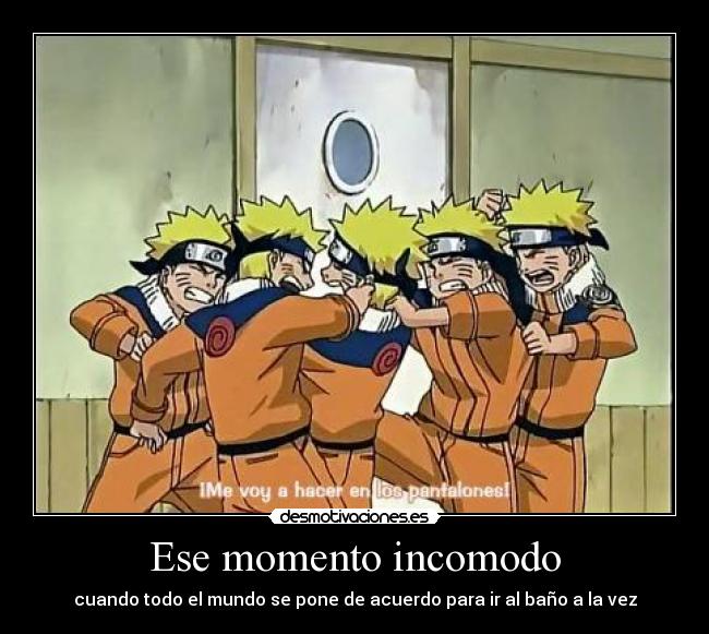 Ese momento incomodo - 