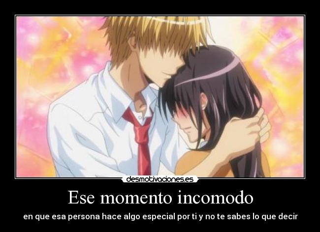 Ese momento incomodo -