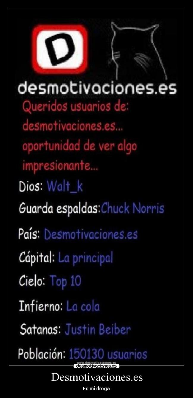 Desmotivaciones.es - Es mi droga.