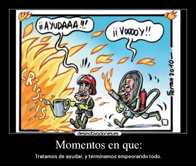 Momentos en que: - 