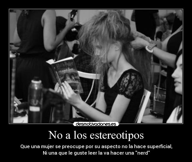 No a los estereotipos -