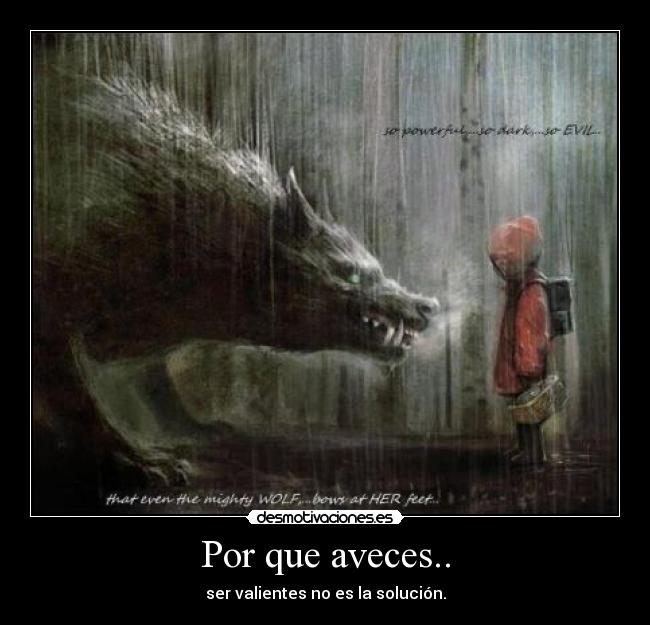Por que aveces.. -
