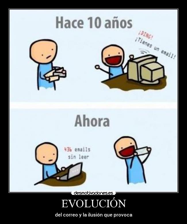 EVOLUCIÓN - del correo y la ilusión que provoca