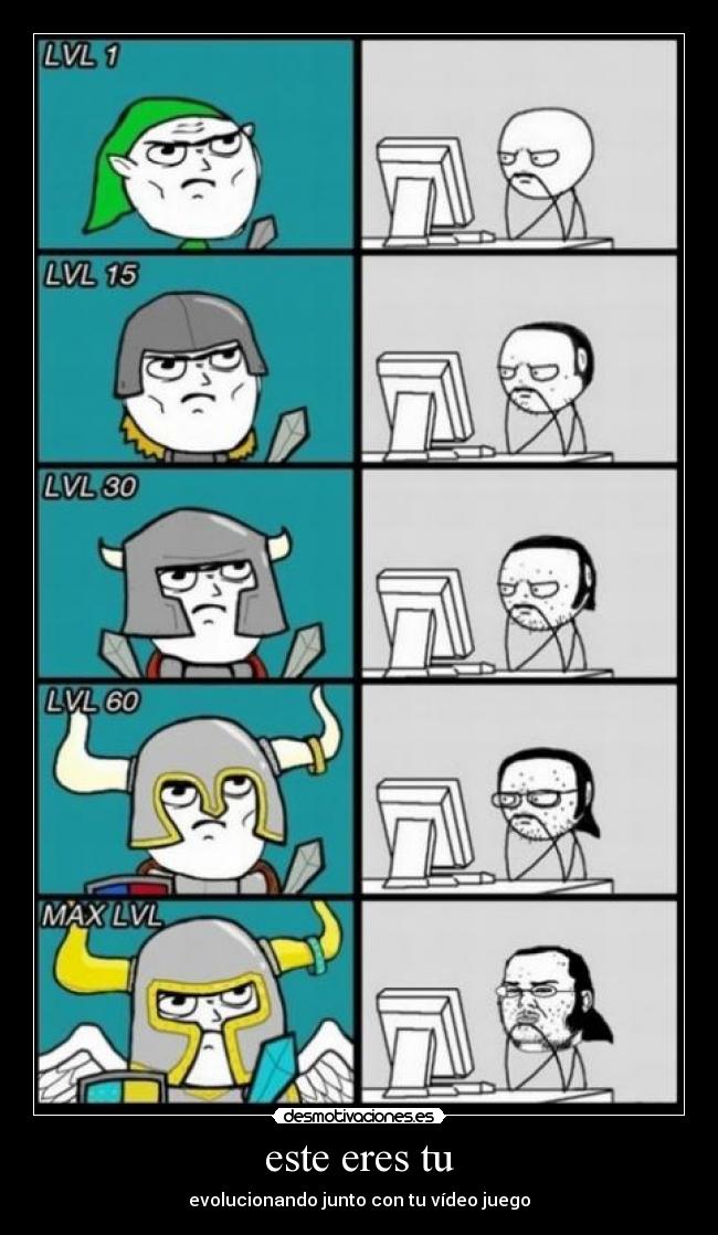 este eres tu - evolucionando junto con tu vídeo juego