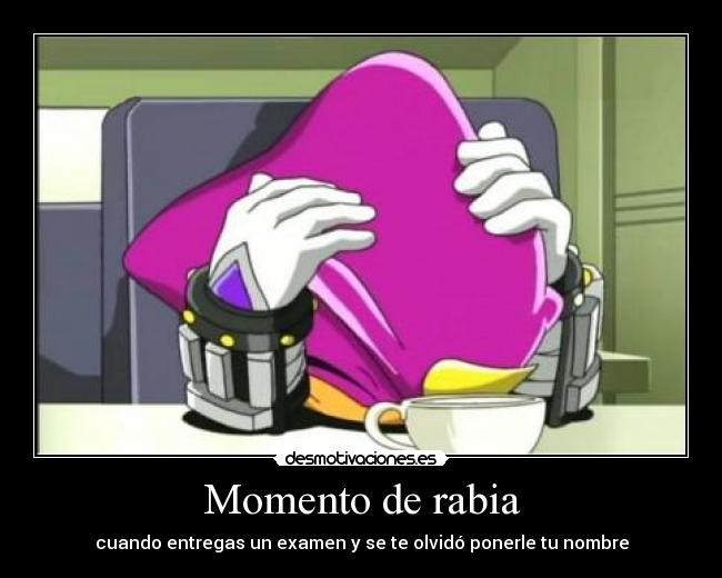 Momento de rabia - 