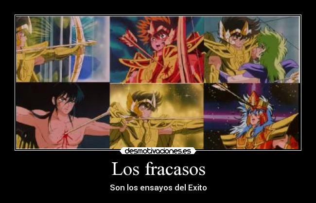 Los fracasos - Son los ensayos del Exito