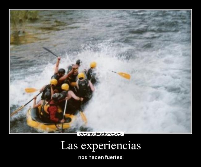 Las experiencias -