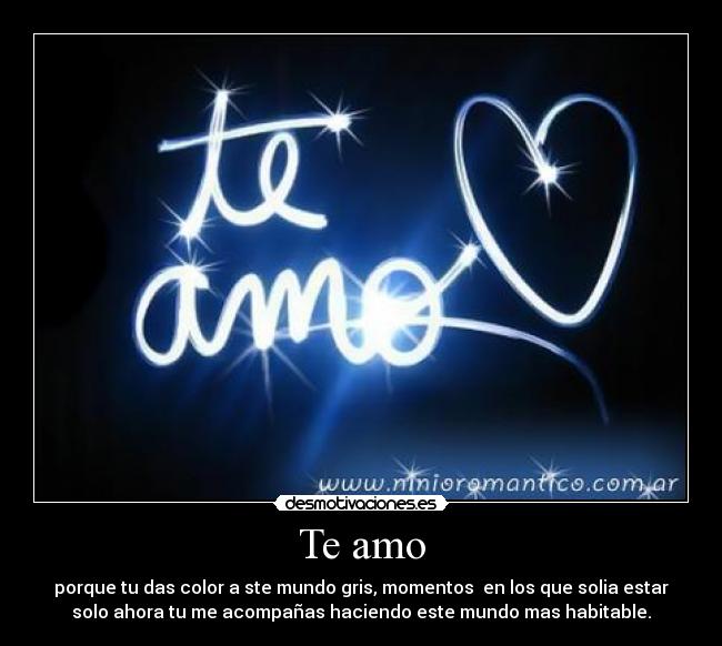 Te amo - 