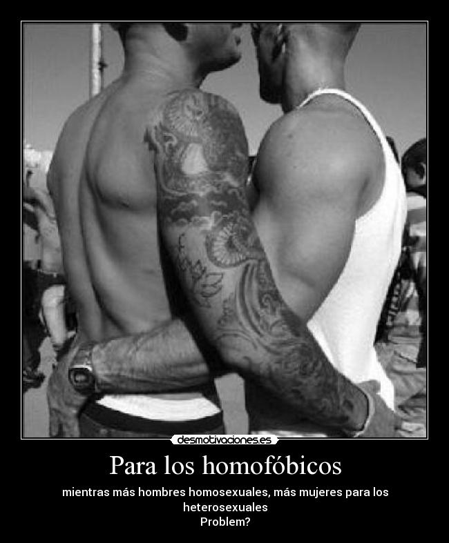 Para los homofóbicos -
