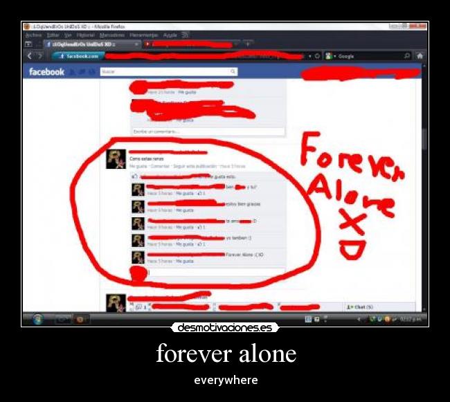 carteles forever alone desmotivaciones