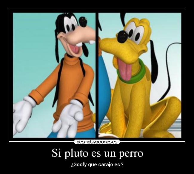 Si pluto es un perro - 