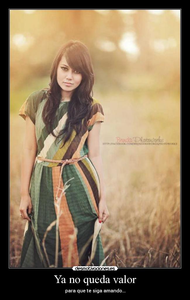 Ya no queda valor - 