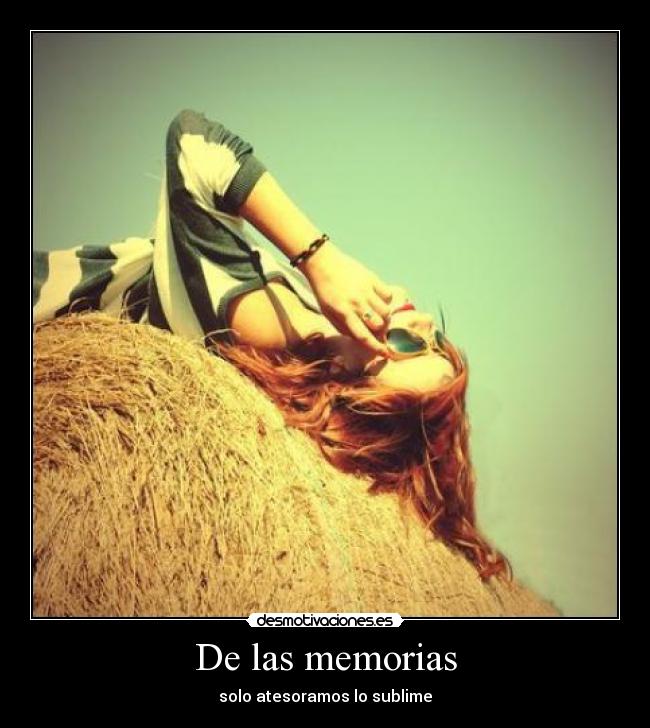 De las memorias - 