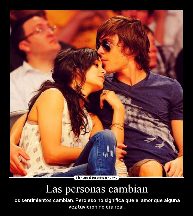 Las personas cambian -