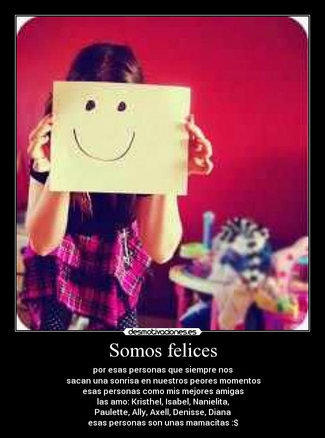 carteles mejores amigas desmotivaciones