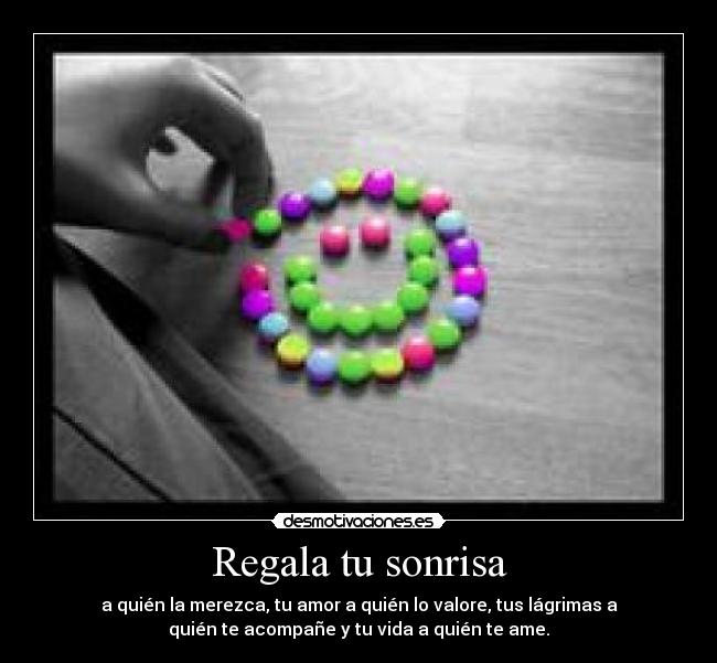 Regala tu sonrisa -
