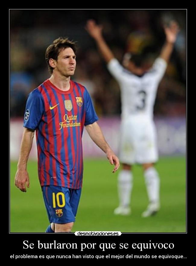 Se burlaron por que se equivoco - 