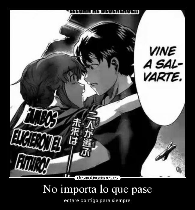 No importa lo que pase -