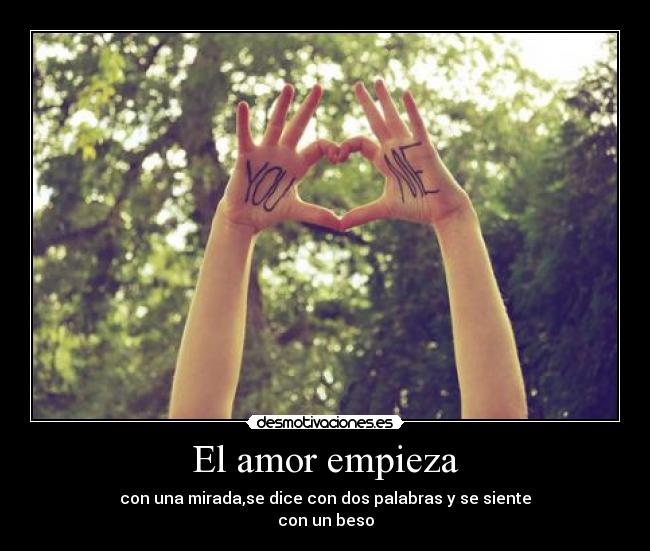 El amor empieza - 