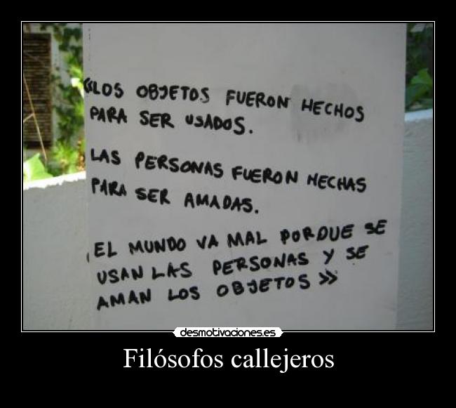 Filósofos callejeros - 