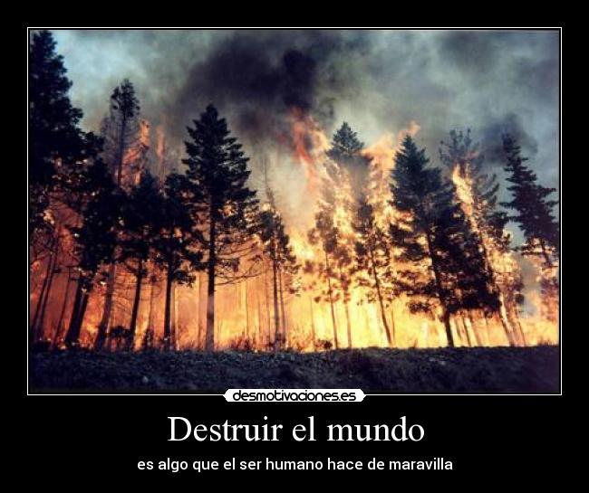 carteles mundo destruit mundo nayra desmotivaciones