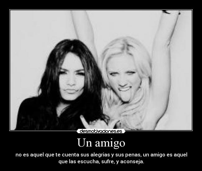 Un amigo -