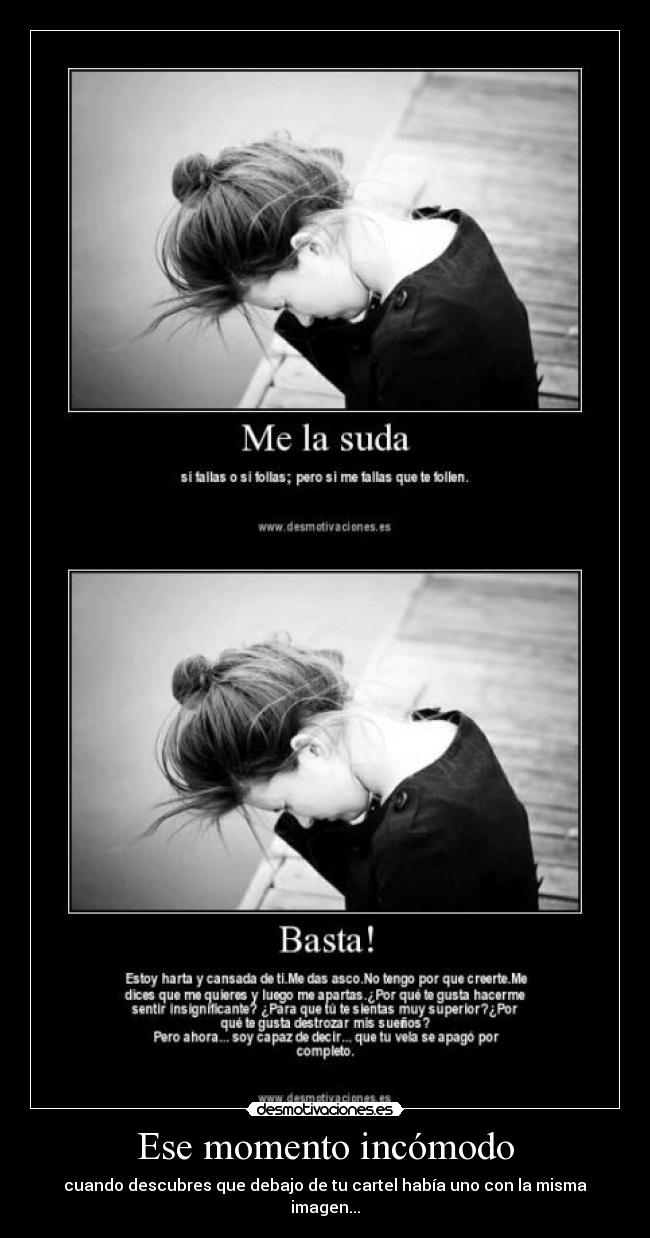 Ese momento incómodo - 