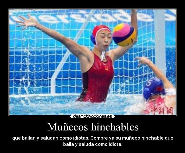 Muñecos hinchables - que bailan y saludan como idiotas. Compre ya su muñeco hinchable que
baila y saluda como idiota.