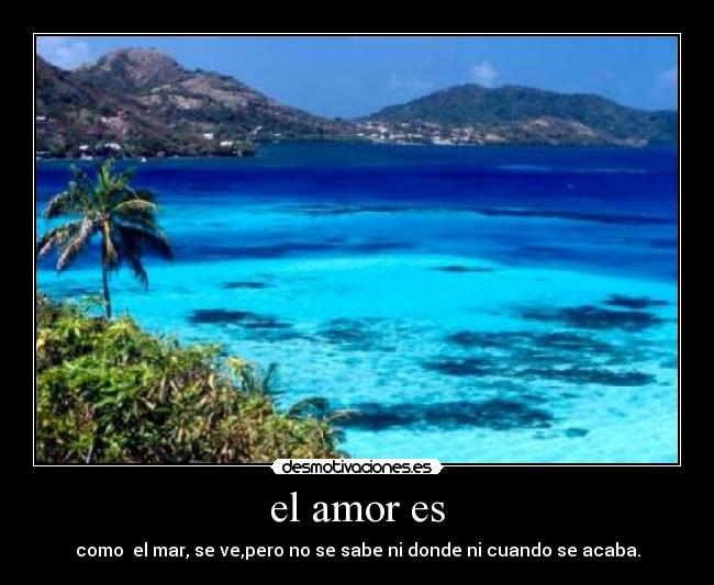 el amor es -