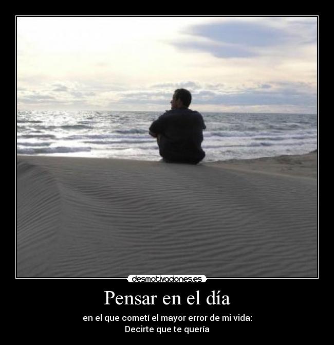 Pensar en el día -
