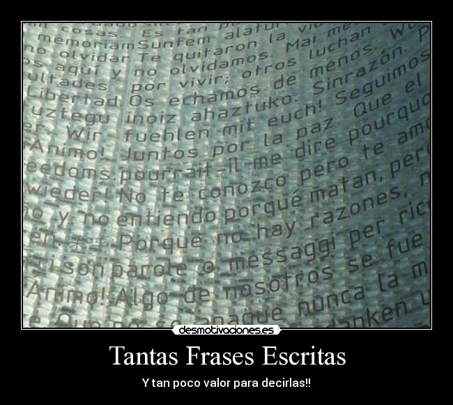 Tantas Frases Escritas - 