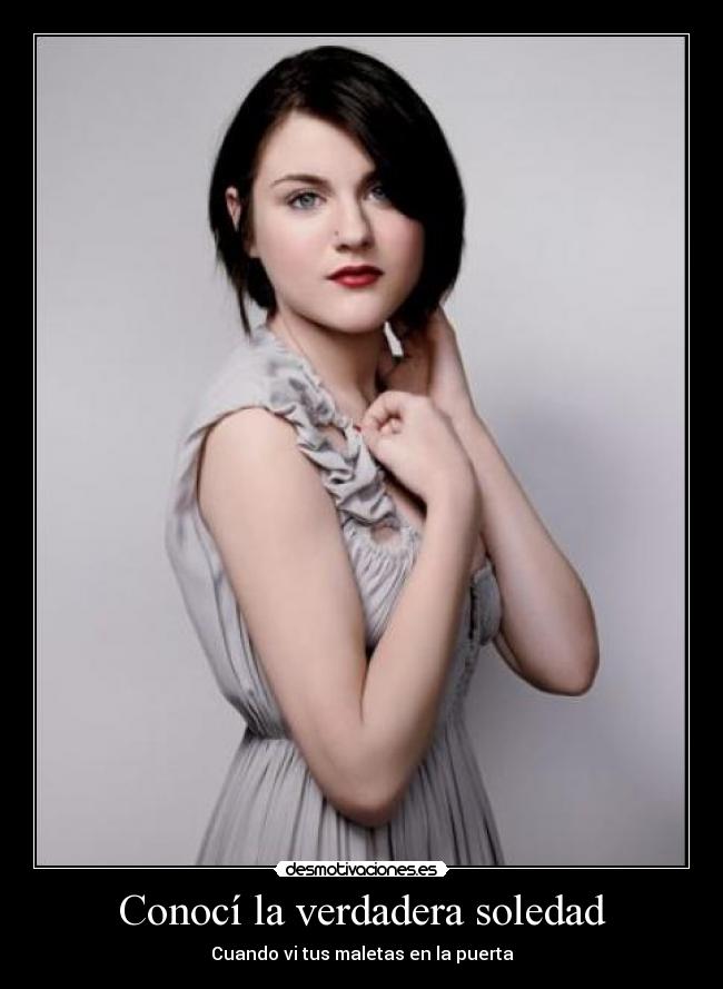 Conocí la verdadera soledad - Cuando vi tus maletas en la puerta