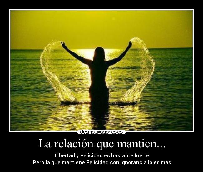 La relación que mantien... - 