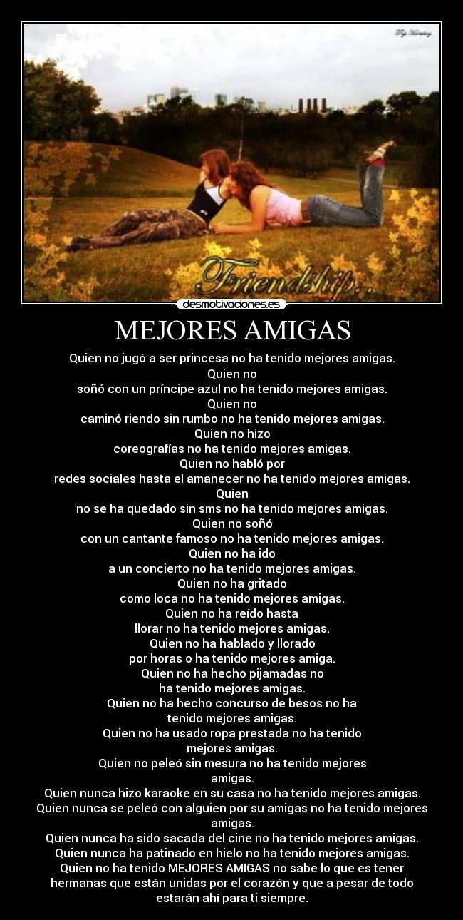 MEJORES AMIGAS - 