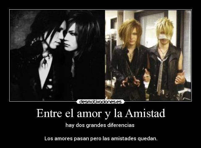 Entre el amor y la Amistad -