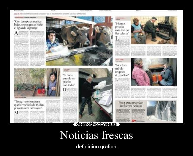 Noticias frescas - 
