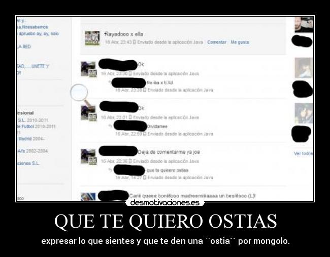 carteles mongoloo quiero ostias desmotivaciones