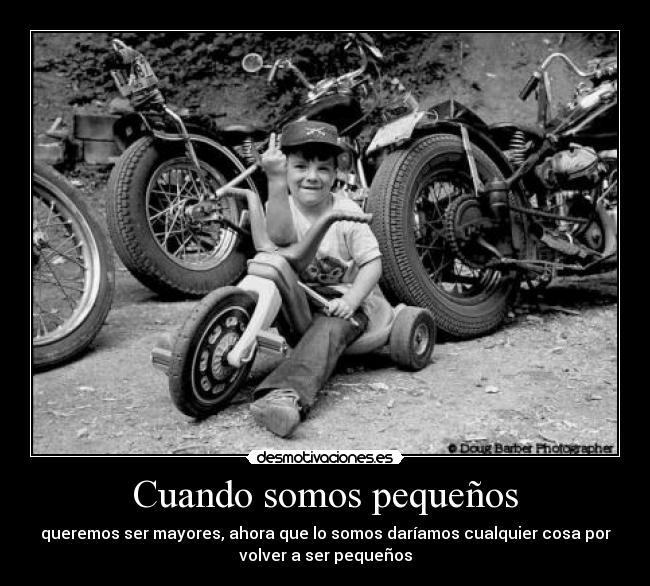 Cuando somos pequeños - 