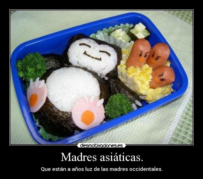 Madres asiáticas. -