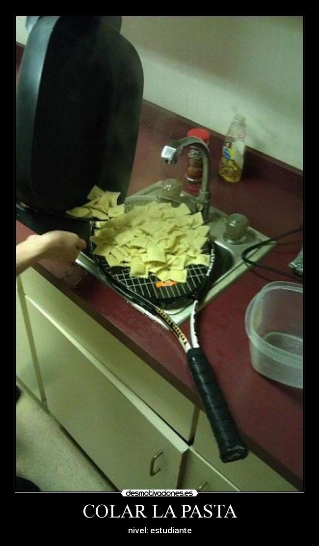 COLAR LA PASTA - nivel: estudiante