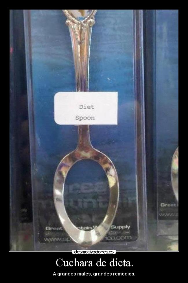 Cuchara de dieta. - 