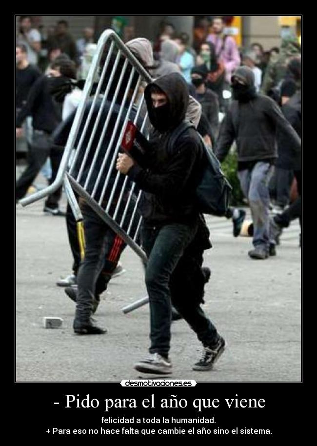 - Pido para el año que viene -