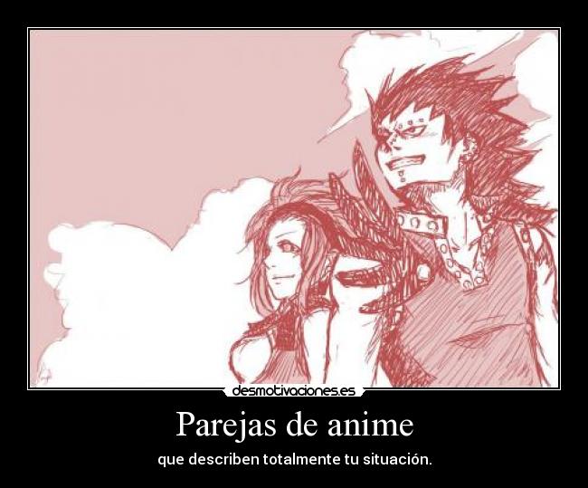 Parejas de anime - que describen totalmente tu situación.
