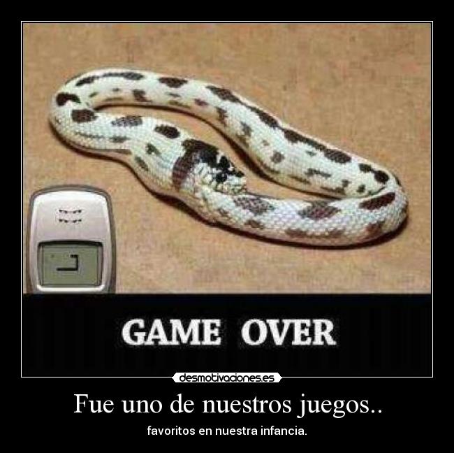 Fue uno de nuestros juegos.. - favoritos en nuestra infancia.