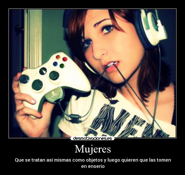 carteles objetos mujer desmotivaciones