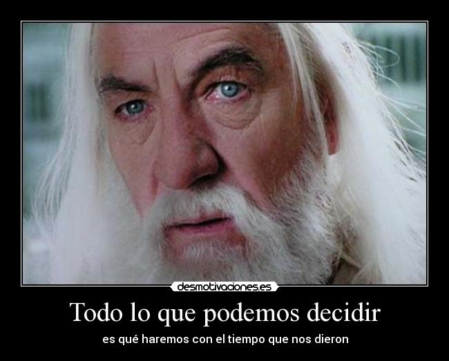 Todo lo que podemos decidir - 