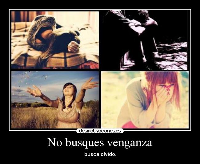 No busques venganza -