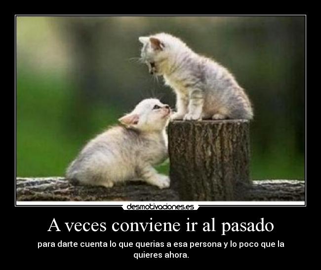 A veces conviene ir al pasado - 